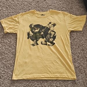 Yellow Graphic Short Sleeve Tee